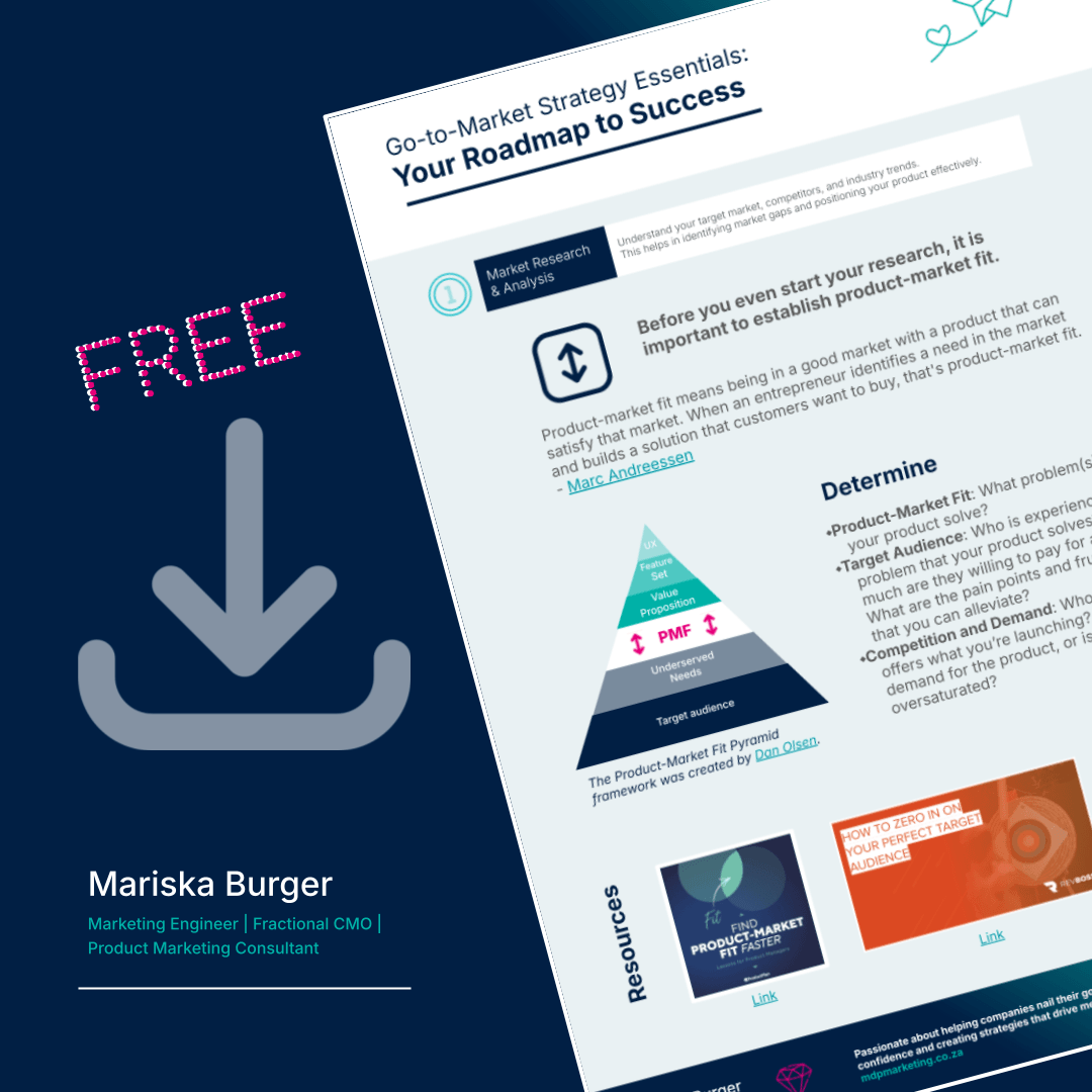 Image of Step 1 of your Go-to-Market Strategy: Market Research & Analysis framework